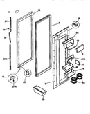 Refrigerator door