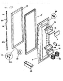 Refrigerator door