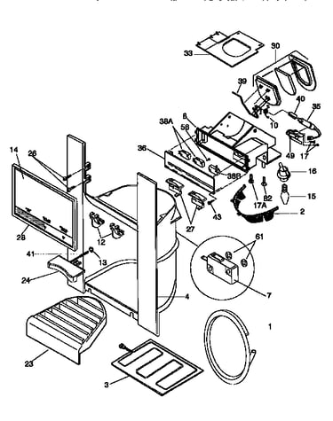 Ice and water dispenser