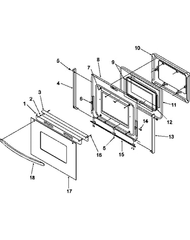 Oven door