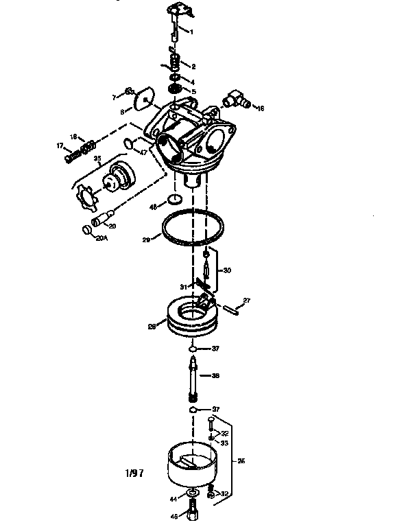 Carburetor (71/143) 640026a