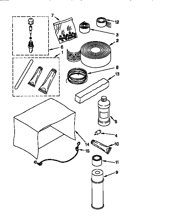 Optional parts (not included)