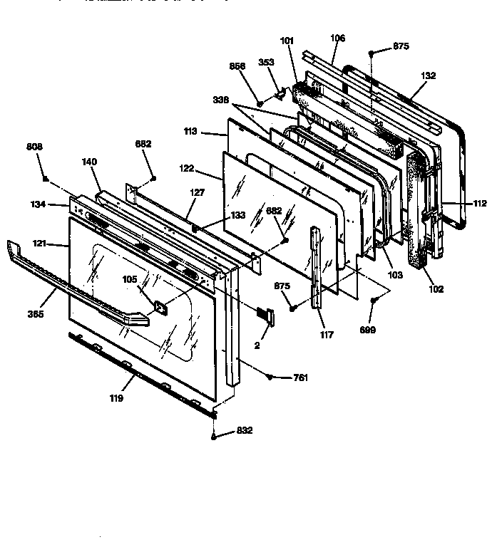 Oven door