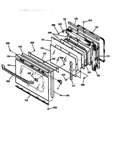 Oven door