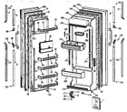 GE TFZ24PAXCWW doors diagram