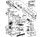 GE TFK24PRXCAA freezer section diagram