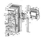 GE TFK27PFXCBB fresh food door diagram