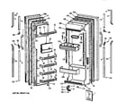 GE TFT24PAXCAA doors diagram