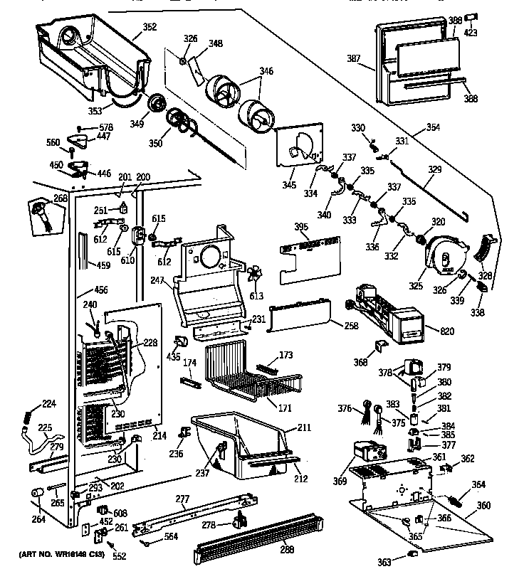 Freezer section
