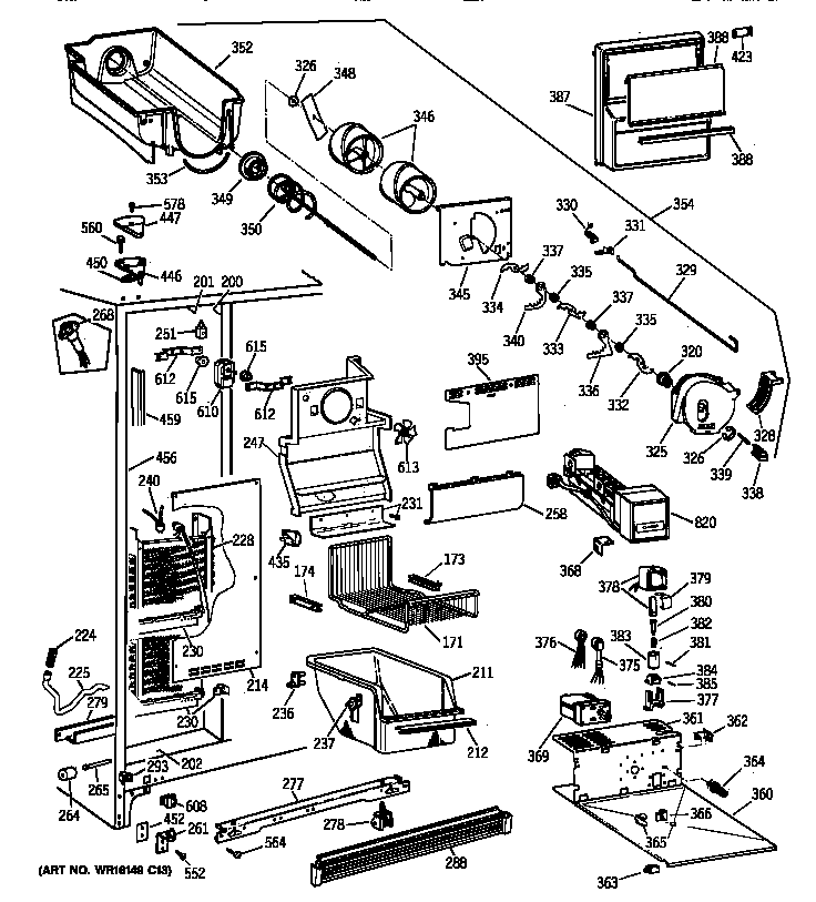 Freezer section