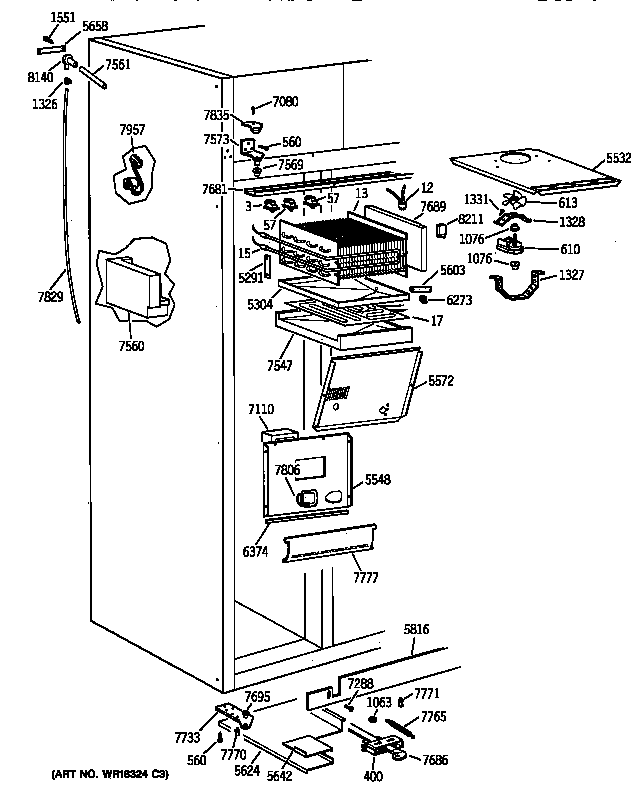 Freezer section