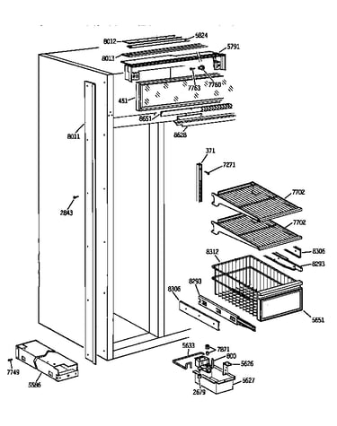Freezer section