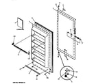 GE FP21SXARWH door parts diagram