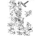 Craftsman 917258170 mower deck diagram