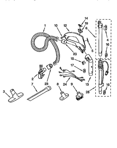Hose and attachment
