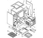 KitchenAid KGRT500BWH2 oven chassis diagram