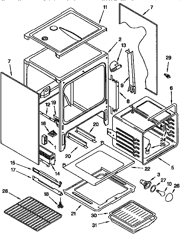 Oven chassis
