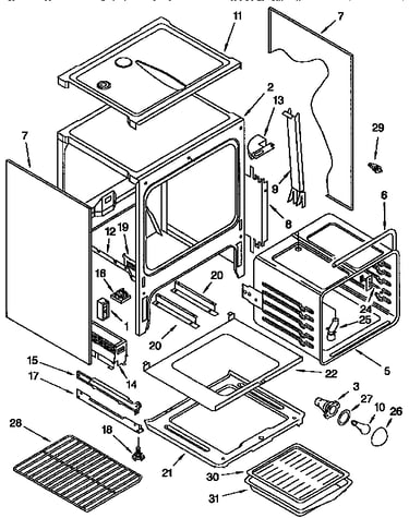 Oven chassis