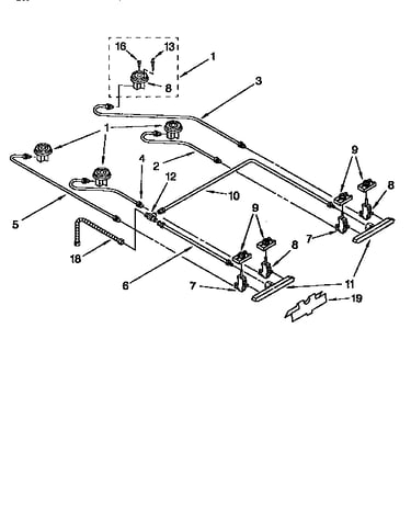 Cooktop burner