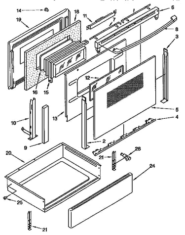 Door and drawer