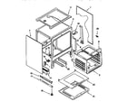 KitchenAid KGRT507BWH2 oven chassis diagram