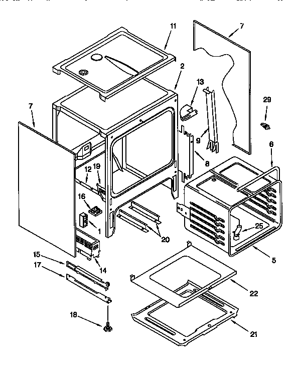 Oven chassis