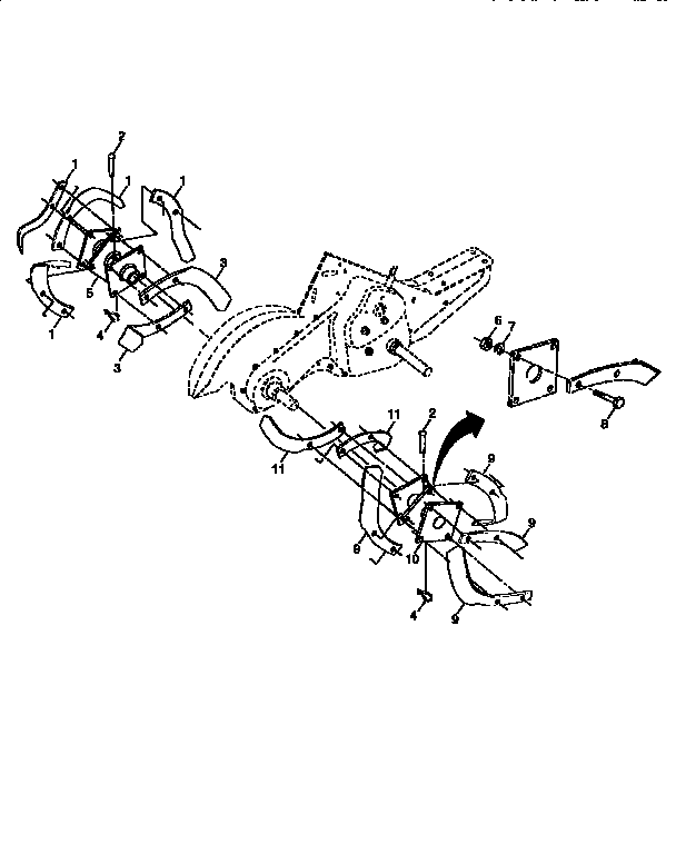 Hub and plate assembly