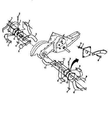 Tine assembly