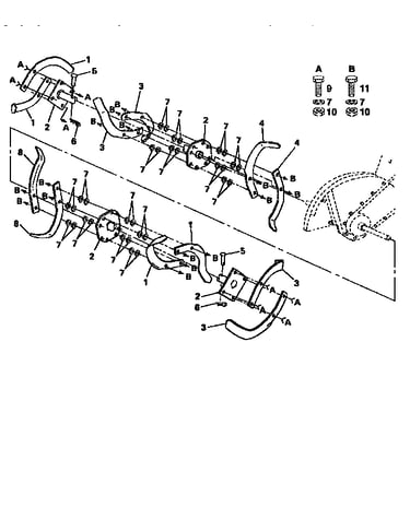 Tine assembly