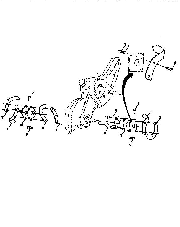 Tine assembly