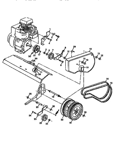 Belt guard and pulley assembly