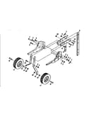 Wheel and depth stake assembly