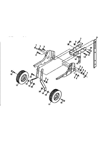 Wheel and depth stake assembly