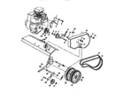 Craftsman 917292450 belt guard and pulley assembly diagram