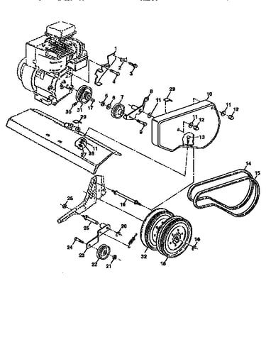 Belt guard and pulley assembly