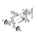 Wheel and depth stake assembly