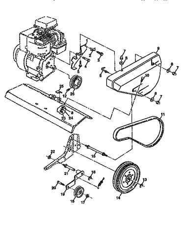 Belt guard and pulley assembly