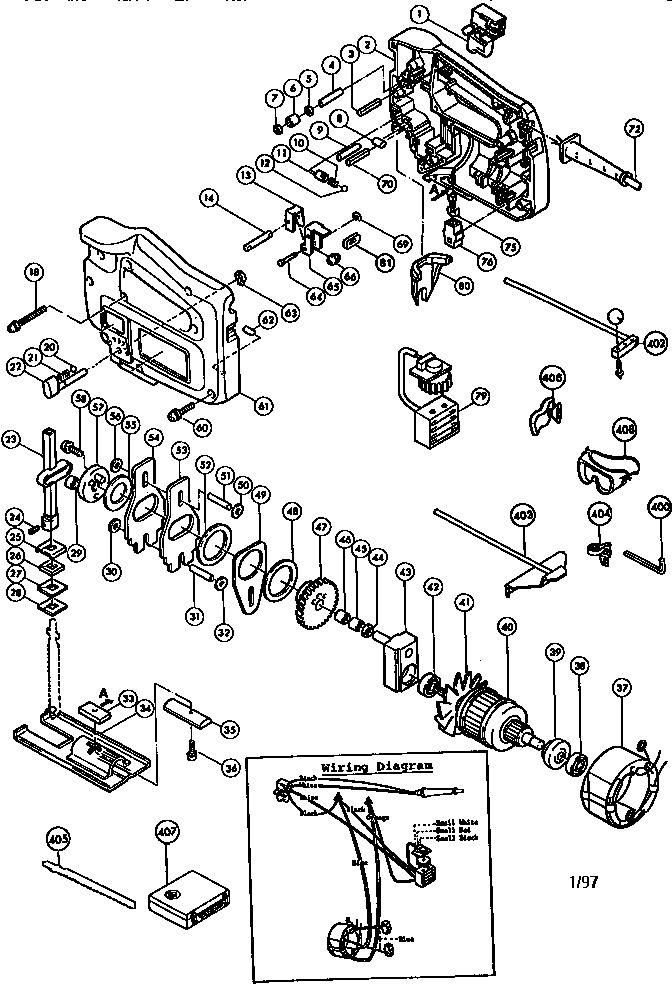 Electronic jig saw