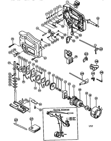 Electronic jig saw