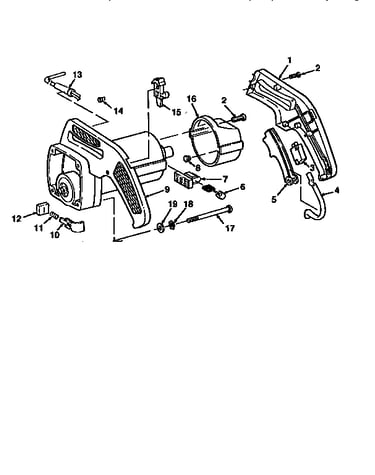 Arm and motor assembly