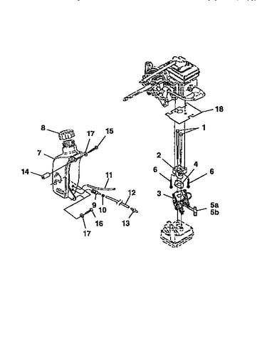 Carburetor kit and fuel tank