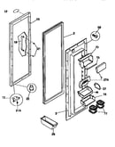 Refrigerator door