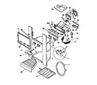 Frigidaire FRS26ZSEB3 ice and water dispenser diagram