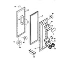 Frigidaire FRS24WSCB5 refrigerator door diagram