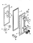 Refrigerator door