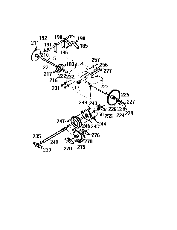 DRIVE COMPONENTS ASSEMBLY