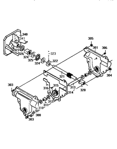 Gear case assembly