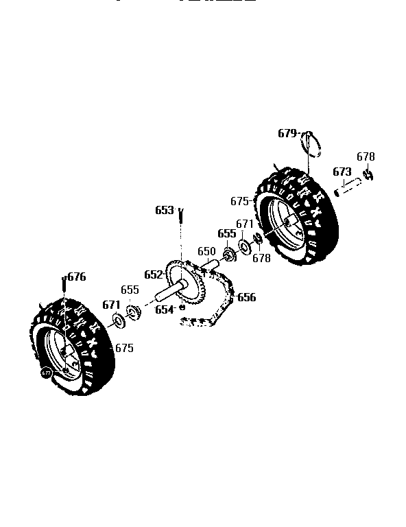 Wheels assembly