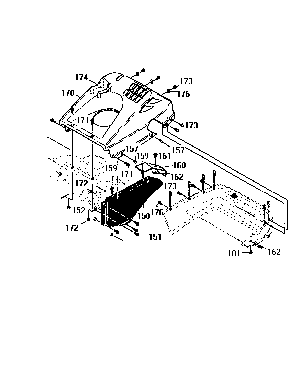Belt cover components assembly