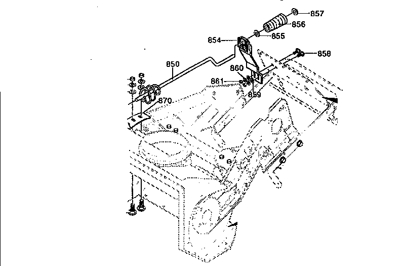 Chute rod assembly